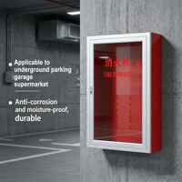 Boîte à hydrant d'incendie intérieure en alliage d'aluminium avec dispositif de protection incendie pour bâtiments commerciaux et parcs industriels