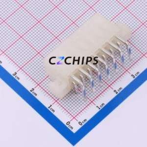 DLL-5569F-14AW Wire-to-Board Pin Header Bent Lead Through Hole,P=4.2mm Connector 2x7P 4.2mm Right Angle Insert 14P - Product Image 2