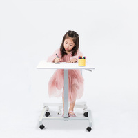 Table de chevet réglable sur pied, bureau Mobile Intelligent, Design pneumatique, moderne