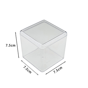 Factory direct sales transparent plastic box square round rectangular packaging Food grade materialPlastic boxCan be customized