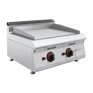 Grill à roche chaude au GPL en acier inoxydable industriel, vente chaude, 2 brûleurs, machine à <span class=keywords><strong>barbecue</strong></span>, prix bas, grill à roche au <span class=keywords><strong>gaz</strong></span> de comptoir - Product Image 5