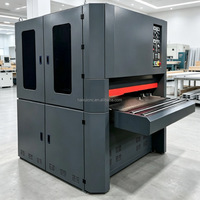 Ponceuse à bande large industrielle pour le travail du bois, machine à poncer le MDF, le contreplaqué, les portes d'armoires, les revêtements de sol, 630mm 1000mm 1300mm