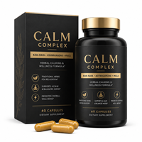 Capsules de Soutien à la Relaxation à Formule Apaisante à Base de Plantes (Kava Kava, Ashwagandha, L-Théanine et Glycinate de Magnésium) – Vente en Gros