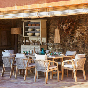 Ensemble de mobilier de <span class=keywords><strong>jardin</strong></span> tendance : Élégant, écologique, en teck, polyvalent, pour les aménagements de jardins et maisons d'hôtes - Product Image 1