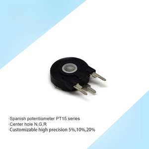 Sinetong โพเทนชิโอมิเตอร์แบบหมุน15มม. PT15N-H2.5 5K 10K 20K 22K 50K 100K phier PCB Rheostats - Product Image 6