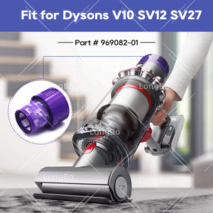 Compatible con Filtro Hepa Dysons <span class=keywords><strong>V10</strong></span> <span class=keywords><strong>Animal</strong></span> Fluffy Absolute SV12 Cyclone Aspiradora #969082-01 <span class=keywords><strong>Accesorios</strong></span> - Product Image 5