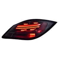 Feux arrière à LED fumés avec clignotants séquentiels dynamiques pour Porsche Cayman 987.2 2009-2012, ensemble de feux arrière (paire)