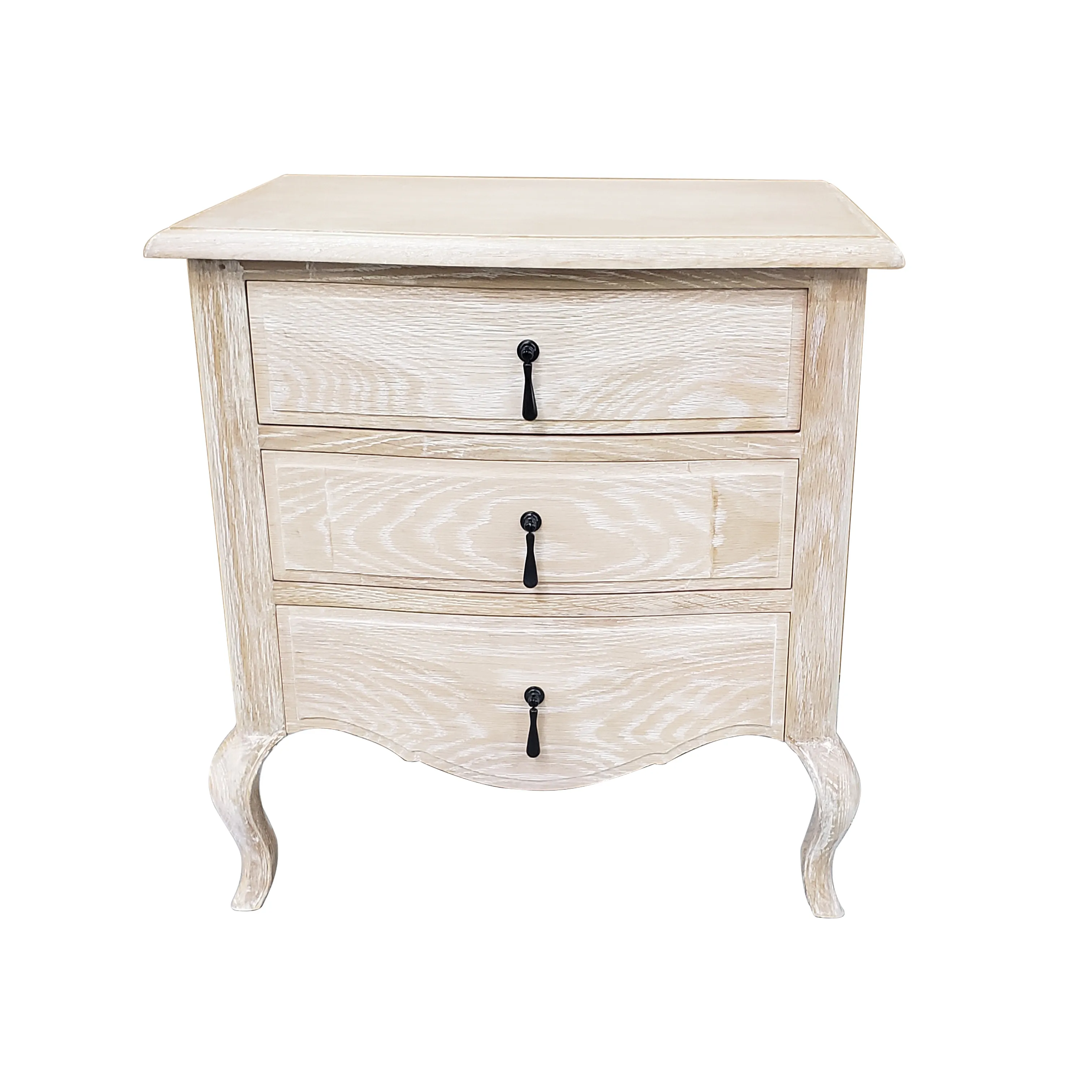 Petite table d'extrémité de cube de matériel en bois de chêne blanc d'artisanat de main de Style antique de haute qualité pour la chambre à coucher