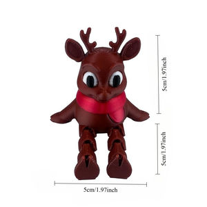 Adornos Navideños de Plástico Impresos en 3D con Diseño de Santa Claus Hechos en China - Product Image 3