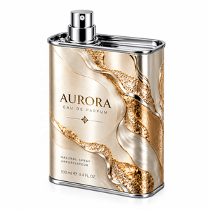 Flacon de parfum rectangulaire en acier inoxydable de luxe, vaporisateur métallique, emballage de parfum personnalisé imprimé - Product Image 5