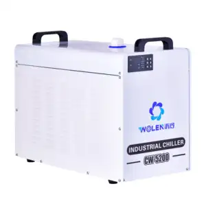 Resfriador de ar industrial, resfriador de ar cw5200, 110v-220v, resfriador de água hp, 1/2