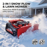 Souffleuse à neige sans fil à essence 4 temps, télécommandée, autopropulsée pour ferme, allée, jardin, chemin, conforme aux normes EPA et CE