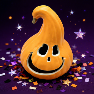 Linterna LED de <span class=keywords><strong>Calabaza</strong></span> para Halloween, Diseño de <span class=keywords><strong>Cara</strong></span> de Fantasma, Funciona con Pilas, Adorno Decorativo para Interiores y Exteriores - Product Image 2