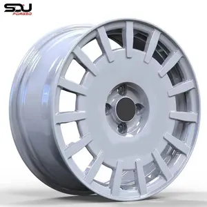 סיני יצרן מלא צבוע בלבן 17x7 גלגלי גלגלים מחושלים 17 אינץ pcd 4x100 מיני חישוקים עבור JCW