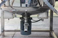 Cuve de mélange chauffée à la vapeur électrique avec homogénéisateur 500L 1000L, machine émulsifiante et homogénéisatrice pour la fabrication de savon liquide