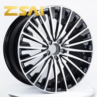 Jantes monobloc forgées en stock usine, finition polie brillante, peinture noire, pour Mercedes, BMW, Audi, Toyota, Lexus (pour la modification)