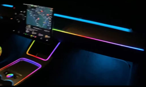 Lumière d'ambiance intelligente 12V pour Tesla Model Y 2019-2023, éclairage intérieur automatique de la console centrale de la voiture avec surveillance des angles morts - Product Image 5