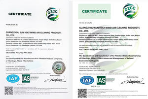 जी 3 जी 4 प्री-फिल्टर मीडिया रोल hva सिंथेटिक कपास उच्च धूल क्षमता पेंट बूथ फिल्टर रंग-कोडित इनलेट/आउटलेट नई हवा - Product Image 5