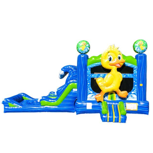 Rubber Duckie Bounce House Combo with Wet and Dry <strong>Slide</strong> - Product Image 1