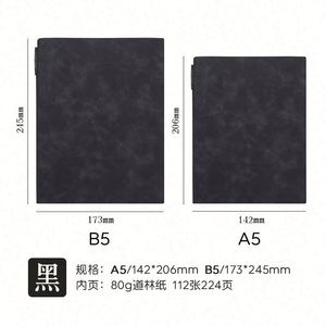 Factory <b>Custom</b> 2024 Leather Cover A5 Planner <b>Diary</b> Notebook Elastic Strap Printed Logo <b>Custom</b> Color Thread Sewing Bound USA - Product Image 4