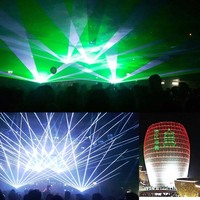 Nuevo Proyector Láser 3D con Control DMX ILDA, Resistente al Agua, 5W 6W, Animación 3D, para Fiestas, Discotecas, Escenarios, Láser a Todo Color para Clubes, DJ, Noches