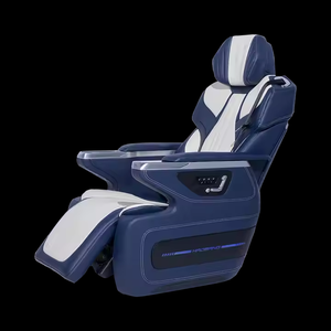 Sièges auto en cuir K30 personnalisés pour fourgonnette de luxe Vans Sprinter, rangée intermédiaire, sièges de bus compact 4 places - Product Image 4