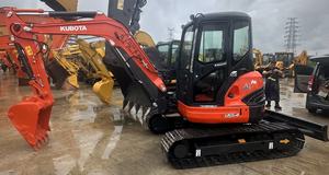 เครื่องขุด U55 Kubota มือสองสภาพดีเครื่องขุดตีนตะขาบญี่ปุ่น90% 2023รถใหม่5.5ตัน - Product Image 4