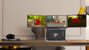 Ba màn hình Màn hình quadcreate 15.6 "IPS màn hình di động với 1080P FHD USB-C Nhôm Du Lịch tricreate Màn hình Màn hình OEM - Product Image 6