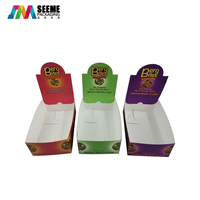 Boîte de papier imprimée Boîte de présentation pliante de qualité alimentaire pour chocolat/beignet