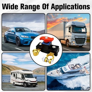 <span class=keywords><strong>12V</strong></span> ミニサーキットブレーカー 200A 純銅製 手動復帰式 電源遮断器 漏電保護 車 トラック キャンピングカー ボート用 - Product Image 6