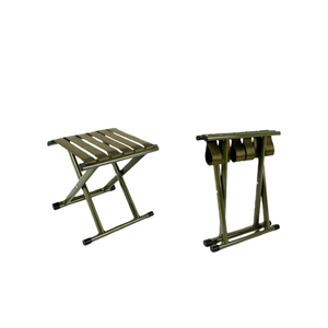 Chaise de camping pliable d'extérieur, tabouret de pêche, siège de voyage portable pour la randonnée et la plage, tabouret léger en fer - Product Image 2