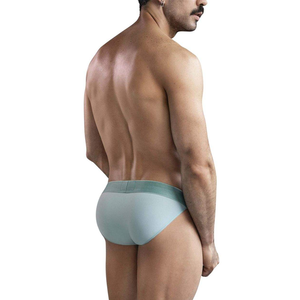 Slips pour hommes personnalisés en usine, impression de logo personnalisée, couleur respirante, sous-vêtements en tricot - Product Image 2
