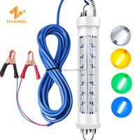 Lumière de pêche sous-marine LED verte DC12V 24V 400W IP68, appât pour les poissons, attire les poissons
