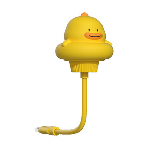 โคมไฟกลางคืนรูปเป็ด Icarer Family ควบคุมด้วยเสียง ไฟ LED สีขาวอบอุ่น แบบเสียบ USB สำหรับห้องเด็ก - Product Image 5