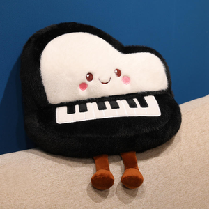 Jouet Instrument de musique en peluche super douce et souriante, jouet avec couette brodée et piano pour violon, conception personnalisée Kawaii - Product Image 5