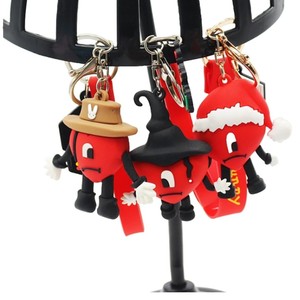 Wsnbwye Quà Tặng Anime Tự Làm Quà Tặng <span class=keywords><strong>Keychain</strong></span> Búp Bê PVC Anime Tự Làm Llaveros Tùy Chỉnh Cao Su Tình Yêu Búp Bê <span class=keywords><strong>Keychain</strong></span> - Product Image 5