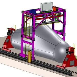 SHUIPO taşıma tankeri dairesel çevresi daire dikişi otomatik kaynak makinesi