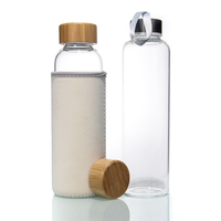 Verre à eau personnalisé incassable en verre sodocalcique dépoli, bouteille en verre sodocalcique