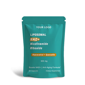 Productos de Belleza de Marca Privada, Suplemento Herbal OEM ODM, Suministro al por Mayor, Fórmula Natural, 500 mg, 60 Cápsulas NAD+ - Product Image 1