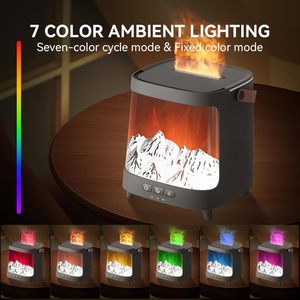 Lámpara de Aroma con Forma de Llama Creativa, Luz Ambiental LED, Decoración de Escritorio, Regalo, Humidificador - Product Image 2