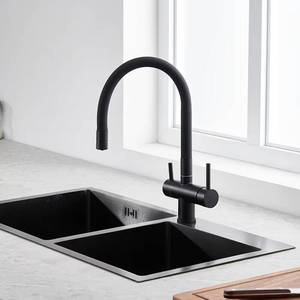 Robinet de cuisine 3 voies avec filtres à bec flexible pour eau RO – Vente directe usine - Product Image 2