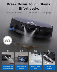 ECOVACS DEEBOT X12 OmniCyclone Robot Vacuum and Mop 22000Pa Suction ZeroTangle Obstacle Avoidance Self-Emptying Mopping Robot - Product Image 3