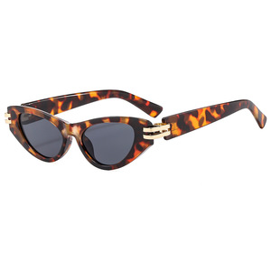 Hot Cat Eye Sunglasses Vintage Retro Small <b>Frame</b> Sun Glasses for Women Colorful <b>Eyeglasses</b> - Product Image 5