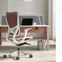 Chaise de bureau moderne en maille Xinda Clover XD-WS-760A, soutien lombaire ergonomique, accoudoirs réglables, réglage de la hauteur, base pivotante