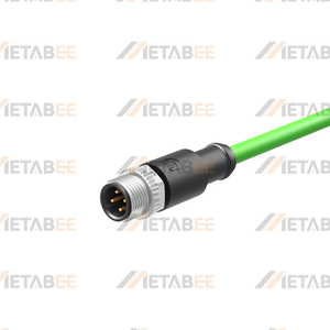 Câble Ethernet industriel M12 D-code 4 broches mâle vers <span class=keywords><strong>RJ45</strong></span> femelle Cat5e, cordon réseau étanche IP67 - Product Image 4