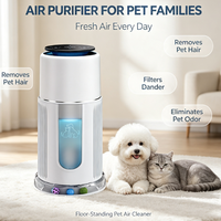 Purificateur d'air pour animaux de compagnie OEM en gros à prix d'usine avec WiFi Tuya PM2.5 pour les allergènes des poils et des squames