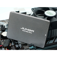 JUHOR 128GB SATA3 2.5 \ "SSD Interface de lecteur à semi-conducteurs externe pour Sata 3.0 métal noir pour matériel informatique ordinateur portable et de bureau