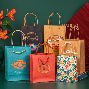 Bolsa de papel kraft con diseño de <span class=keywords><strong>unicornio</strong></span> personalizado, embalaje de cosméticos, reciclada, regalo de fiesta - Product Image 3