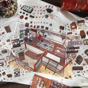 Adesivi Extra-Large Stile Cartone Animato con Stampa UV <span class=keywords><strong>Mr</strong></span>.Paper, Collezione My Little Cottage, Decorazioni per le Feste 33 - Product Image 4