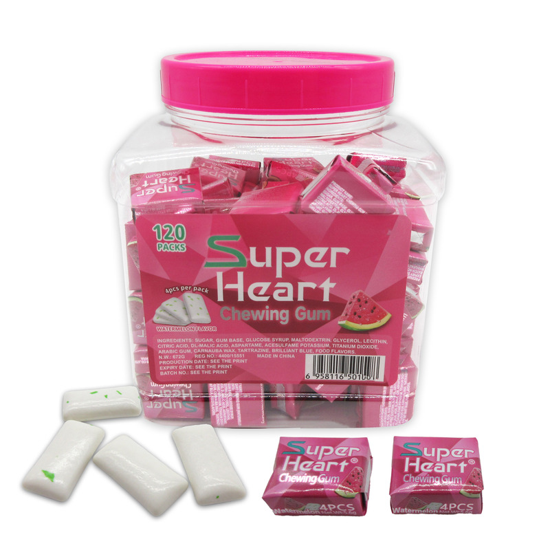 New Mint and Strawberry Flavors Bubblegum